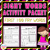 Sight Word Worksheets & Sight Word Activities (First 100 F