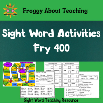Preview of Fry's 400 Sight Words