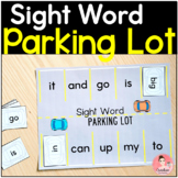 Sight Word Parking Lot Kindergarten Literacy Activity