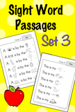 Sight Word Fluency Passages - Set 3