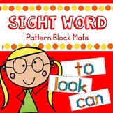 Sight Word Pattern Block Mats