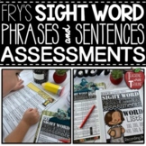Sight Word Phrases/Short Sentences Assessments for Fry Sig