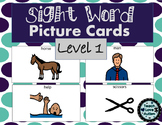 Sight Word Picture Cards Level 1 BUNDLE