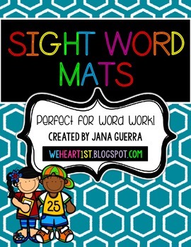 Sight words mat