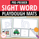 PreK Sight Word Practice & Review Activities - Pre-Primer List Playdough Mats
