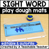 Sight Word Play Dough Mats EDITABLE