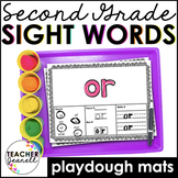 Second Grade Sight Word Playdough Mats - Fine Motor Activities