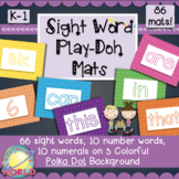Fry's First 100 Sight Word Play Doh Mats