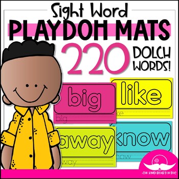 Preview of Sight Word Playdoh Mats | DOLCH Sight Words and Nouns