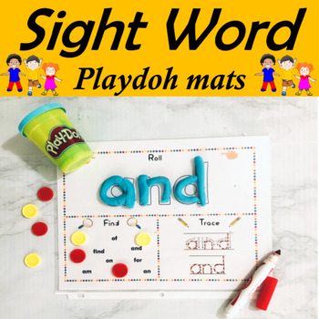 Sight Words Playdough Mats / Play Dough Mats / Playdoh Mats - Fry First 100