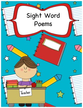 Preview of Sight Word Poems