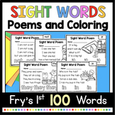 Sight Word Poems - High frequency words fluency sight word