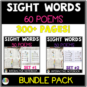 Preview of Sight Word Poems Kindergarten BUNDLE