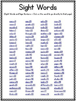 Sight Word Poems Second 100 Sight Words by Jodi Southard | TpT