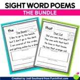 Sight Word Poems Practice Activities Bundle of 300 Sight Words