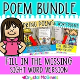 Sight Word Poems for Shared Reading FILL IN THE MISSING SI