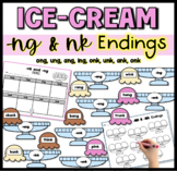 nk and ng Endings Worksheets and Sorting ank onk ink unk a