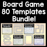 Blank Game Board Template Bundle + Spinners & Arrows {80 G