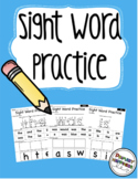 Sight Word Practice