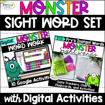 Preview of Fry Sight Word Practice, Assessment, Flash Cards and Digital Activities