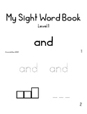 Sight Word Practice Books