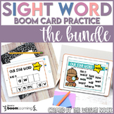 Sight Word Practice Boom Card Bundle