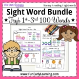 Sight Word Practice Bundle - Fry's 1st, 2nd, and 3rd 100 -