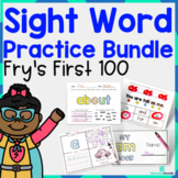 Sight Word Practice Bundle (Fry's First 100)