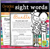 Sight Word Practice  Bundle Grades 1-3