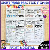 Sight Word Practice First Grade with Digital Resource | Go
