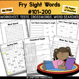Sight Word Practice - Fry Words #101-#200 - Spelling Pract