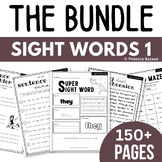 Sight Word Practice LIST 1/11 BUNDLE
