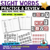 Sight Word Practice  | Reading| Literacy