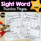 Sight Word Practice Pages