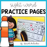 Sight Word Practice Worksheets: Fry's First 100 Words, Fry