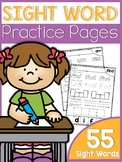 Sight Word Practice Pages (55 pages)