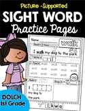 Sight Word Practice Pages: DOLCH 1st Grade