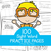 Sight Word Practice Worksheets