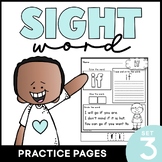 Sight Word Practice Pages - Part 3