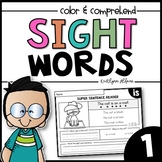 Sight Word Practice Pages (Read - Color - Comprehend)