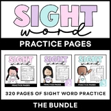 Sight Word Practice Pages - The Bundle