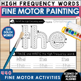 High Frequency Heart Word Paint a Word Fine Motor - Sight 