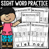 Sight Word Practice (Pre-Primer)