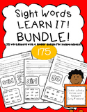 Sight Word Practice Printables Fountas and Pinnell BUNDLE