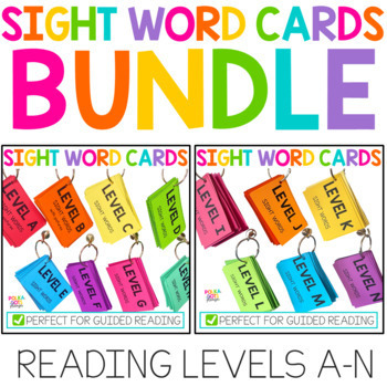 Preview of Sight Words Practice with Decodable Sentences Cards with Assessments BUNDLE