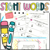 Sight Word Practice, Sight Word Games, Sight Word Assessme