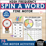 Spin a High Frequency Heart Word Fine Motor - Sight word practice