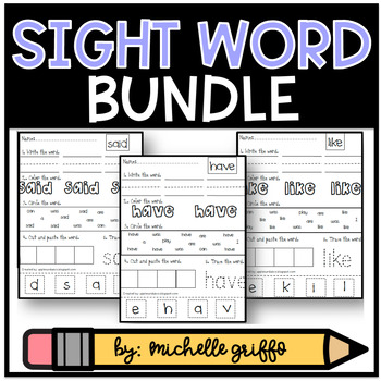 Preview of Sight Word Practice / Sight Word Printables