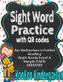 Sight Word Practice w/QR codes--Jan Richardson's Guided Reading Words Level A