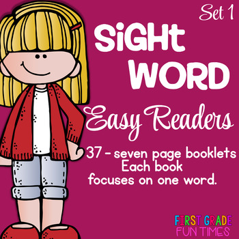 Preview of Sight Word Readers One Focus Word